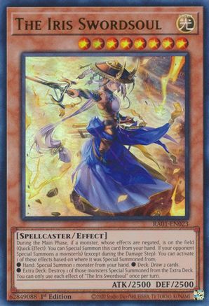 Image of The Iris Swordsoul [RA01-EN023] Ultra Rare