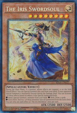 Image of The Iris Swordsoul [RA01-EN023] Prismatic Collector's Rare