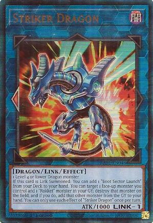 Image of Striker Dragon [RA01-EN046] Prismatic Ultimate Rare