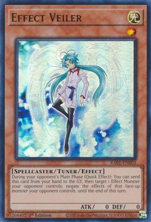 Image of Effect Veiler [RA01-EN003] Ultra Rare