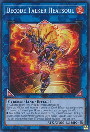 Image of Decode Talker Heatsoul [RA01-EN048] Super Rare