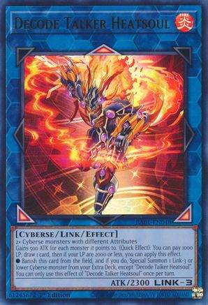Image of Decode Talker Heatsoul [RA01-EN048] Ultra Rare