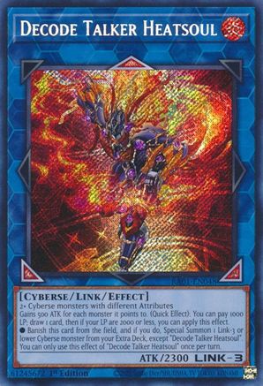 Image of Decode Talker Heatsoul [RA01-EN048] Secret Rare