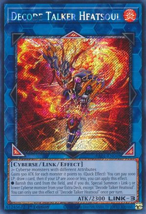 Image of Decode Talker Heatsoul [RA01-EN048] Platinum Secret Rare