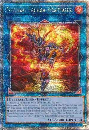 Image of Decode Talker Heatsoul [RA01-EN048] Quarter Century Secret Rare