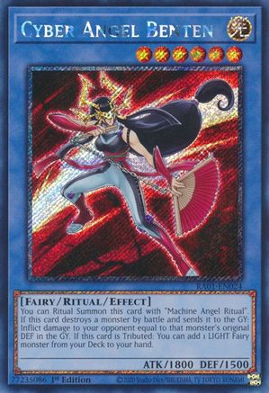 Image of Cyber Angel Benten [RA01-EN024] Platinum Secret Rare