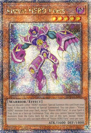 Image of Vision HERO Faris [RA01-EN004] Quarter Century Secret Rare