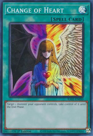 Image of Change of Heart [RA01-EN050] Super Rare