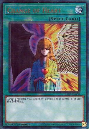 Image of Change of Heart [RA01-EN050] Prismatic Ultimate Rare