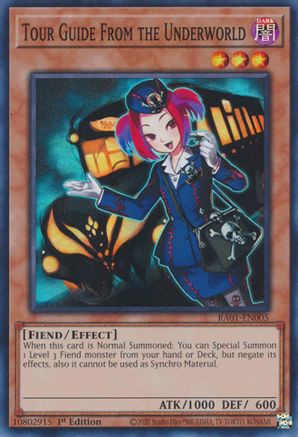 Image of Tour Guide From the Underworld [RA01-EN005] Super Rare