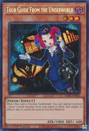 Image of Tour Guide From the Underworld [RA01-EN005] Secret Rare