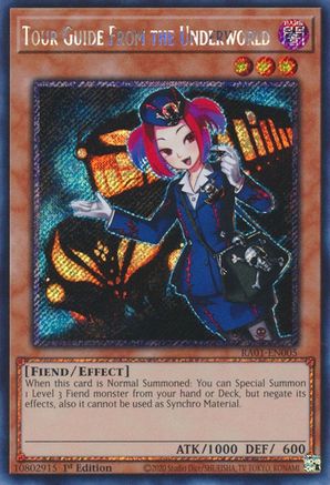 Image of Tour Guide From the Underworld [RA01-EN005] Platinum Secret Rare