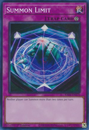 Image of Summon Limit [RA01-EN070] Super Rare