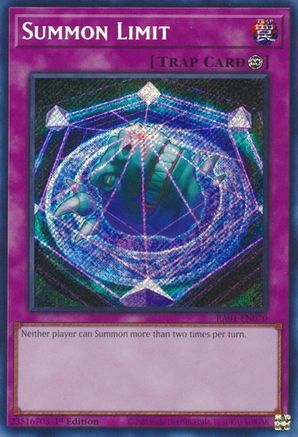 Image of Summon Limit [RA01-EN070] Secret Rare