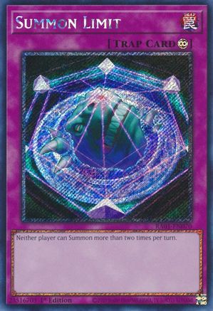 Image of Summon Limit [RA01-EN070] Platinum Secret Rare