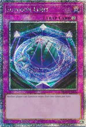 Image of Summon Limit [RA01-EN070] Quarter Century Secret Rare