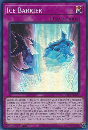 Image of Ice Barrier [RA01-EN071] Super Rare