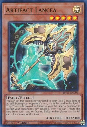 Image of Artifact Lancea [RA01-EN006] Ultra Rare