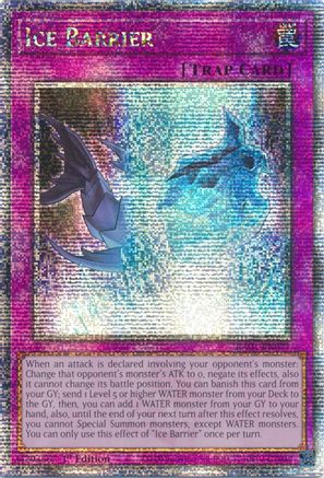 Image of Ice Barrier [RA01-EN071] Quarter Century Secret Rare