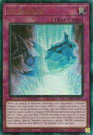 Image of Ice Barrier [RA01-EN071] Prismatic Ultimate Rare