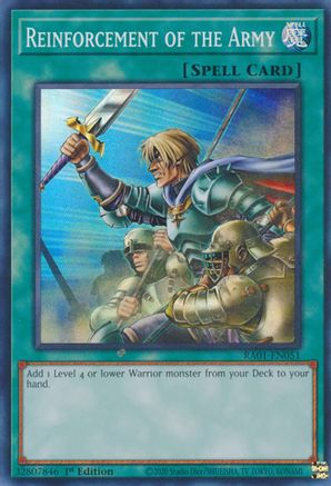 Image of Reinforcement of the Army [RA01-EN051] Super Rare