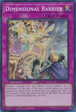 Image of Dimensional Barrier [RA01-EN072] Super Rare