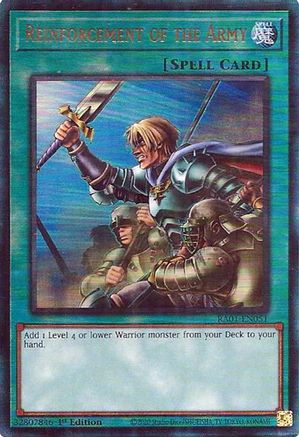 Image of Reinforcement of the Army [RA01-EN051] Prismatic Ultimate Rare
