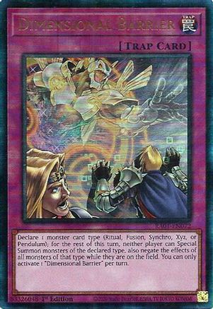 Image of Dimensional Barrier [RA01-EN072] Prismatic Ultimate Rare