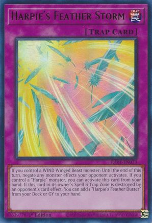 Image of Harpie's Feather Storm [RA01-EN073] Ultra Rare