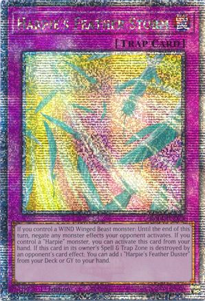 Image of Harpie's Feather Storm [RA01-EN073] Quarter Century Secret Rare