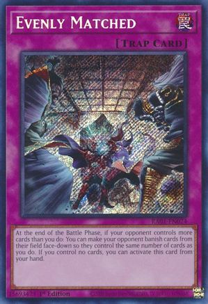 Image of Evenly Matched [RA01-EN074] Secret Rare