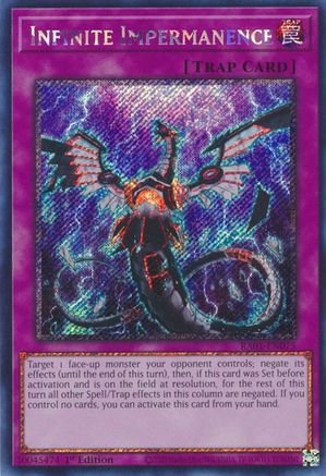 Image of Infinite Impermanence [RA01-EN075] Platinum Secret Rare