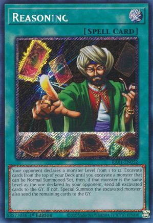 Image of Reasoning [RA01-EN052] Platinum Secret Rare
