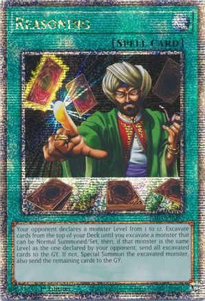 Image of Reasoning [RA01-EN052] Quarter Century Secret Rare