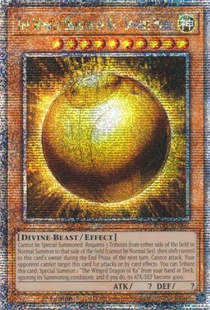 Image of The Winged Dragon of Ra - Sphere Mode [RA01-EN007] Quarter Century Secret Rare