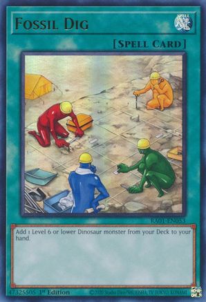 Image of Fossil Dig [RA01-EN053] Ultra Rare