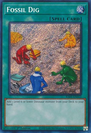Image of Fossil Dig [RA01-EN053] Secret Rare