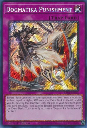 Image of Dogmatika Punishment [RA01-EN076] Platinum Secret Rare