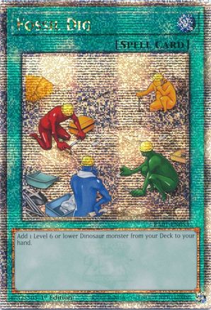 Image of Fossil Dig [RA01-EN053] Quarter Century Secret Rare