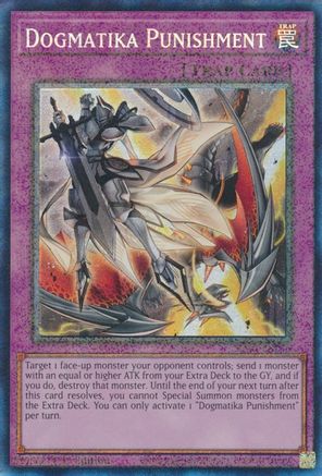 Image of Dogmatika Punishment [RA01-EN076] Prismatic Collector's Rare