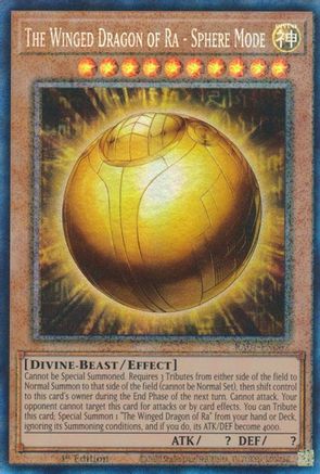 Image of The Winged Dragon of Ra - Sphere Mode [RA01-EN007] Prismatic Collector's Rare