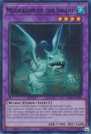 Image of Mudragon of the Swamp [RA01-EN028] Super Rare