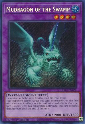 Image of Mudragon of the Swamp [RA01-EN028] Secret Rare