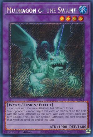Image of Mudragon of the Swamp [RA01-EN028] Platinum Secret Rare