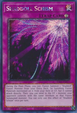 Image of Shaddoll Schism [RA01-EN077] Platinum Secret Rare