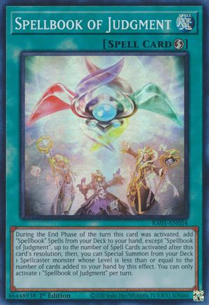 Image of Spellbook of Judgment [RA01-EN054] Super Rare