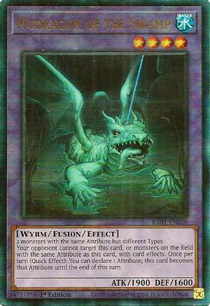 Image of Mudragon of the Swamp [RA01-EN028] Prismatic Ultimate Rare
