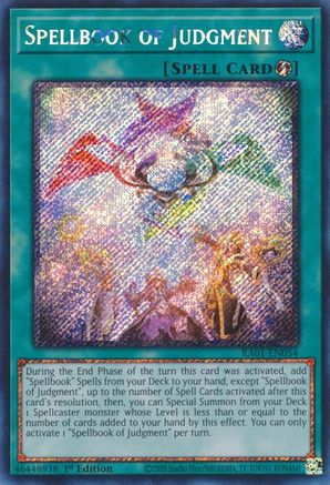 Image of Spellbook of Judgment [RA01-EN054] Platinum Secret Rare