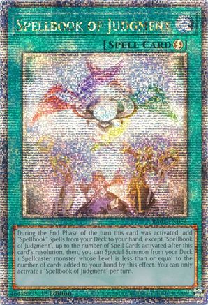 Image of Spellbook of Judgment [RA01-EN054] Quarter Century Secret Rare