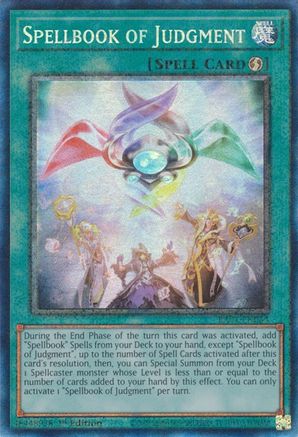 Image of Spellbook of Judgment [RA01-EN054] Prismatic Collector's Rare